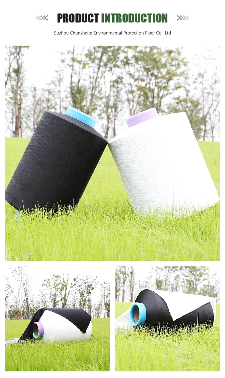 100% Recycled Pet Polyester Yarn with Grs Certification