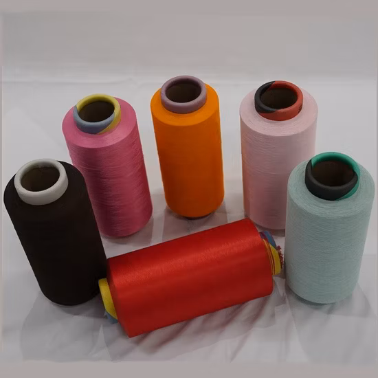 Fils 100 % polyester DTY recyclés ignifuges 600d pour tissus fonctionnels